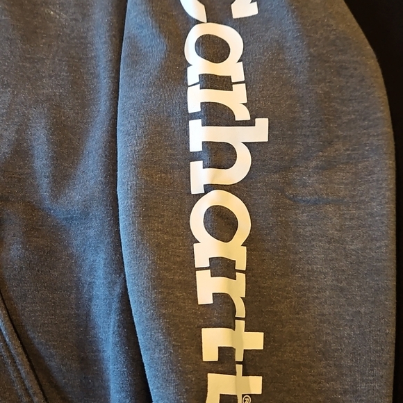 Carhartt Gray Mens Loose Fit Hoodie Sz XL - Picture 3 of 6